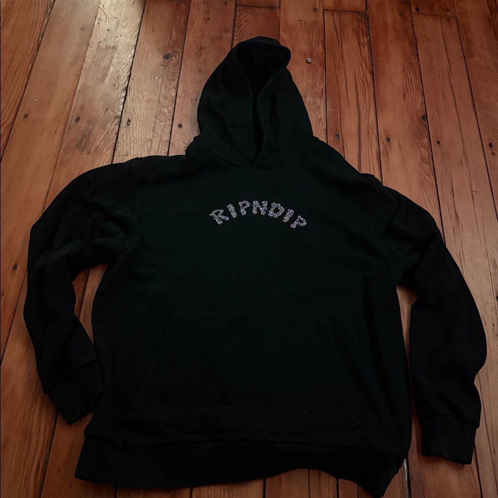 Ripndip Dark Hoodie with Logo